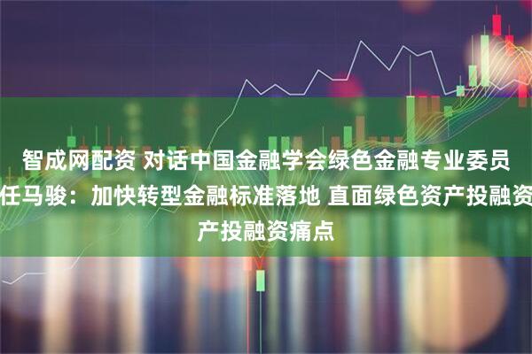 智成网配资 对话中国金融学会绿色金融专业委员会主任马骏：加快转型金融标准落地 直面绿色资产投融资痛点