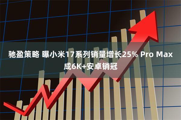 驰盈策略 曝小米17系列销量增长25% Pro Max成6K+安卓销冠
